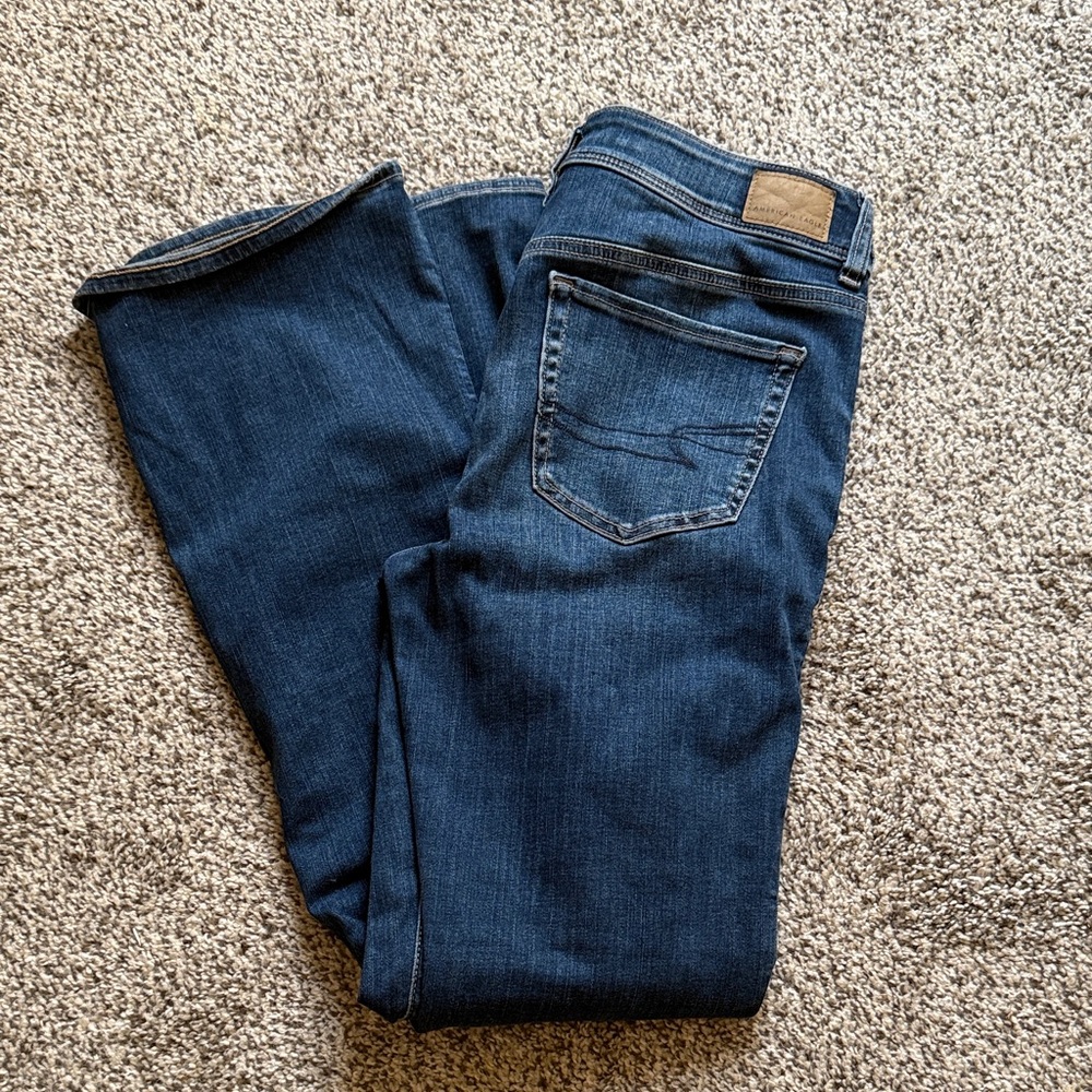 American Eagle Outfitters Dark Blue Boot Cut Jeans